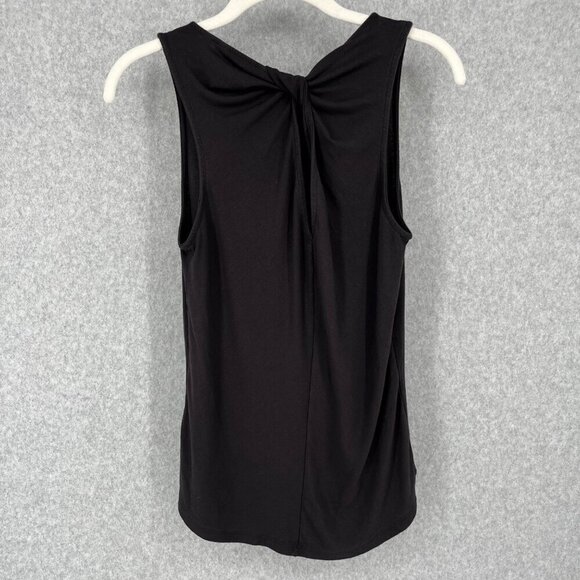 Athleta Cloudlight Twist Back Tank Top Size XS Black Soft Stretch Active Long - Picture 6 of 9